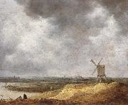 Jan van Goyen A Windmill by a River china oil painting reproduction